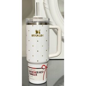 Stanley Quencher H2.0 FlowState Tumbler 30oz, FROST POLKA DOT